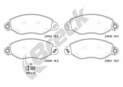 Ford Transit Bus 2.0 TDCi Front Brake Pads - thumbnail image 4