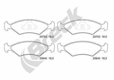 Ford Transit Bus 2.0 Cat Front Brake Pads - thumbnail image 4