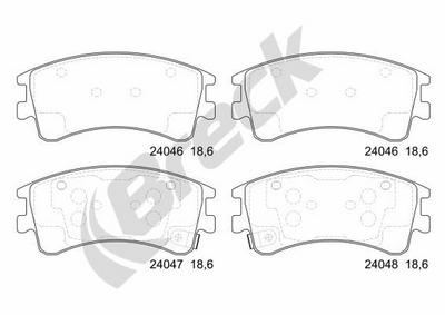Mazda 6 Sedan 2.0 Front Brake Pads - thumbnail image 2