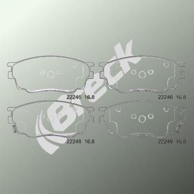 Mazda 6 Hatchback 1.8 Front Brake Pads