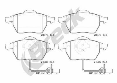 BMW Z3 Roadster 2.0 i Rear Brake Pads - thumbnail image 4
