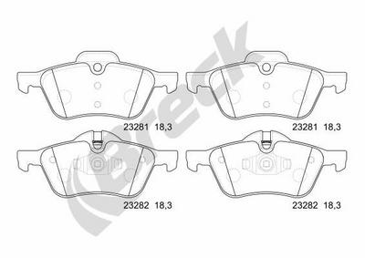 MINI Cooper S Front Brake Pads - thumbnail image 2