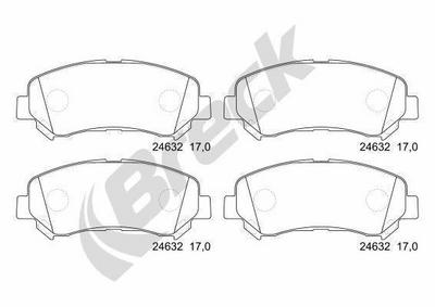 Ford S-Max 2.4 Front Brake Pads - thumbnail image 4