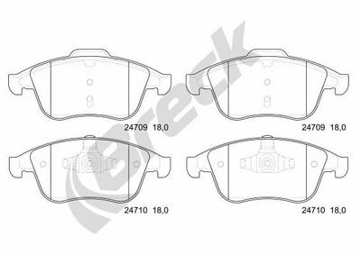 Renault Grand Scénic III 1.6 16V Front Brake Pads - thumbnail image 2